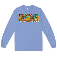 Colony Blue Thanksgiving Turkey Truck Long Sleeve Tee - Artiststas