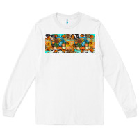 White Thanksgiving Turkey Truck Long Sleeve Tee - Artiststas