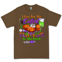 Cacao i care for the cutest pumpkins in the patch Premium Tee - BundleAndBundleShop