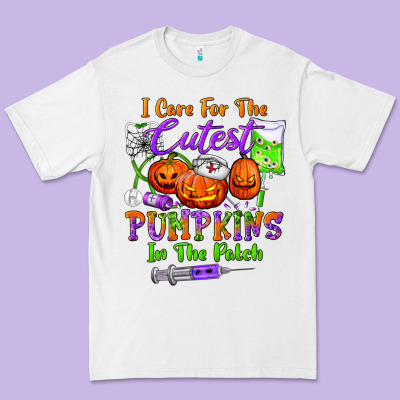 I Care For The Cutest Pumpkins In The Patch Premium Tee Designed By Bundleandbundleshop
