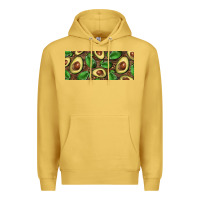 Antique Gold avocados with wood and leopard background 15 oz mug Premium Hoodie - BarkalooDesign