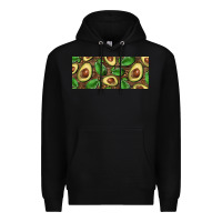 Black avocados with wood and leopard background 15 oz mug Premium Hoodie - BarkalooDesign