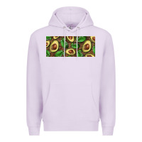 Lilac avocados with wood and leopard background 15 oz mug Premium Hoodie - BarkalooDesign