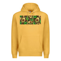 Mustard avocados with wood and leopard background 15 oz mug Premium Hoodie - BarkalooDesign