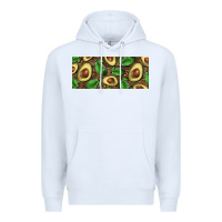 White avocados with wood and leopard background 15 oz mug Premium Hoodie - BarkalooDesign