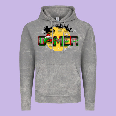 Christmas Gamer Vintage Hoodie Designed By Barkaloodesign