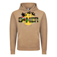 Vintage Coffee Christmas gamer Vintage Hoodie - BarkalooDesign