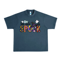Midnight Navy too cute to spook Urban Heavy Tee - CowhideDigitalArt