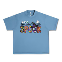 Pebble Blue too cute to spook Urban Heavy Tee - CowhideDigitalArt
