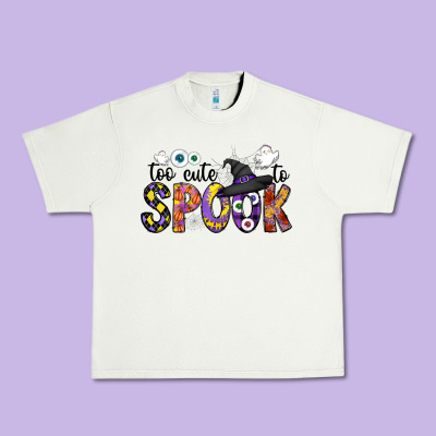Too Cute To Spook Urban Heavy Tee Designed By Cowhidedigitalart