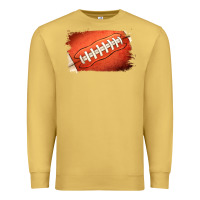 Antique Gold Football Brushstroke Premium Sweatshirt - RanaPortraitStore