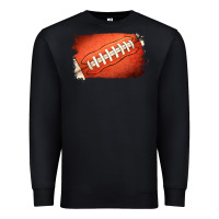 Black Football Brushstroke Premium Sweatshirt - RanaPortraitStore