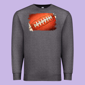Football Brushstroke Premium Sweatshirt Designed By Ranaportraitstore