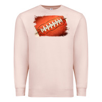Pale Pink Football Brushstroke Premium Sweatshirt - RanaPortraitStore