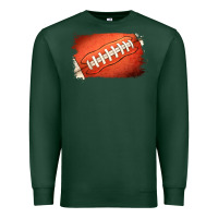Sports Green Football Brushstroke Premium Sweatshirt - RanaPortraitStore