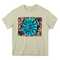 Mossy cowhide and serape gemstone background Heavy Core Tee - RanaPortraitStore