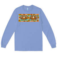 Colony Blue Thick Thighs Pumpkin Pies Long Sleeve Tee - Artiststas