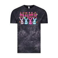 Cloud Black easter day mama Vintage Tee - CowhideDigitalArt