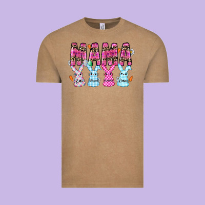 Easter Day Mama Vintage Tee Designed By Cowhidedigitalart