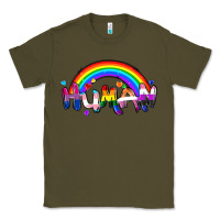 Army Green Human pride Classic Tee - FaDigitalArtStudio