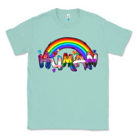 Seafoam Human pride Classic Tee - FaDigitalArtStudio