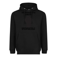 Black introverts unite seperately in your own homes Heavyweight Hoodie - Bettercallsaul