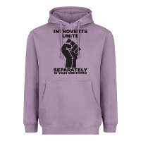 Lavender introverts unite seperately in your own homes Heavyweight Hoodie - Bettercallsaul