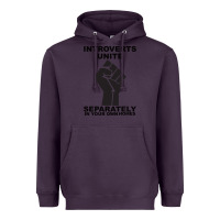 Plum introverts unite seperately in your own homes Heavyweight Hoodie - Bettercallsaul