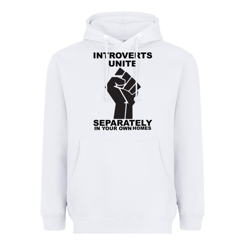 Introverts Unite Seperately In Your Own Homes Heavyweight Hoodie by Bettercallsaul | Teevron