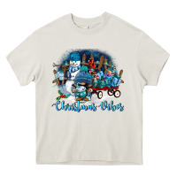 Cream christmas vibes Heavy Core Tee - FaDigitalArtStudio