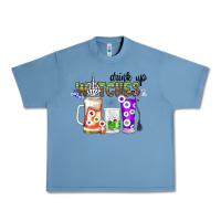 Pebble Blue Drink Up Witches Urban Heavy Tee - CowhideDigitalArt
