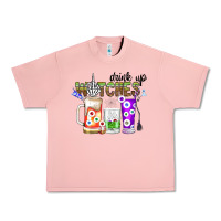 Salmon Drink Up Witches Urban Heavy Tee - CowhideDigitalArt