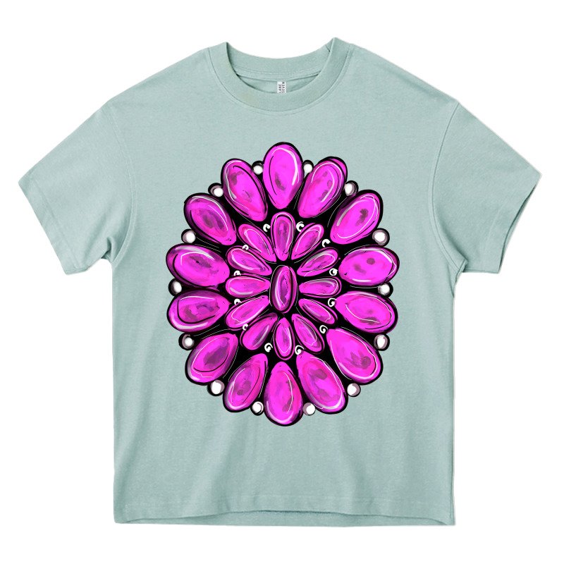 Pink Gemstone Heavy Core Tee by RanaPortraitStore | Teevron