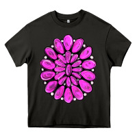 Asphalt pink gemstone Heavy Core Tee - RanaPortraitStore