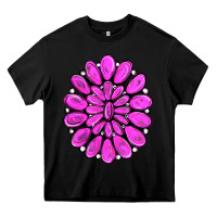 Black pink gemstone Heavy Core Tee - RanaPortraitStore