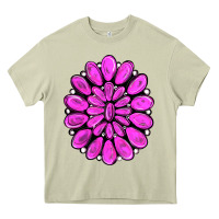 Mossy pink gemstone Heavy Core Tee - RanaPortraitStore