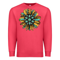 Cardinal Gemstone Sunflower Premium Sweatshirt - RanaPortraitStore