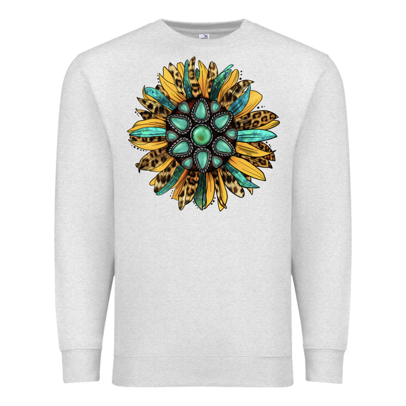 Gemstone Sunflower Premium Sweatshirt by RanaPortraitStore | Teevron