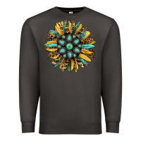 Smoke Gemstone Sunflower Premium Sweatshirt - RanaPortraitStore