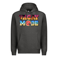 Charcoal Heather vacay mode watermelon Premium Hoodie - BarkalooDesign