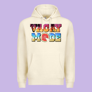 Vacay Mode Watermelon Premium Hoodie Designed By Barkaloodesign