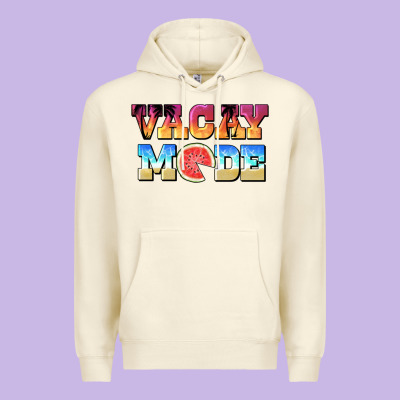 Vacay Mode Watermelon Premium Hoodie Designed By Barkaloodesign