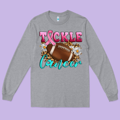 Tackle Cancer Long Sleeve Tee Designed By Artiststas