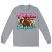 Heather Grey Tackle Cancer Long Sleeve Tee - Artiststas