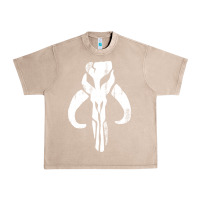 French Oak mandorian skull Urban Heavy Tee - artisFamous