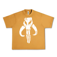 Peanut Butter mandorian skull Urban Heavy Tee - artisFamous