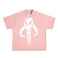 Salmon mandorian skull Urban Heavy Tee - artisFamous