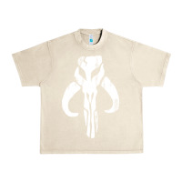 Sandshell mandorian skull Urban Heavy Tee - artisFamous