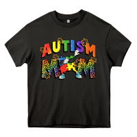 Asphalt Autism mom Heavy Core Tee - FaDigitalArtStudio