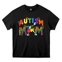 Black Autism mom Heavy Core Tee - FaDigitalArtStudio